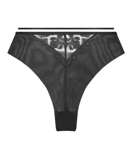 Mila High Leg Brazilian, Black