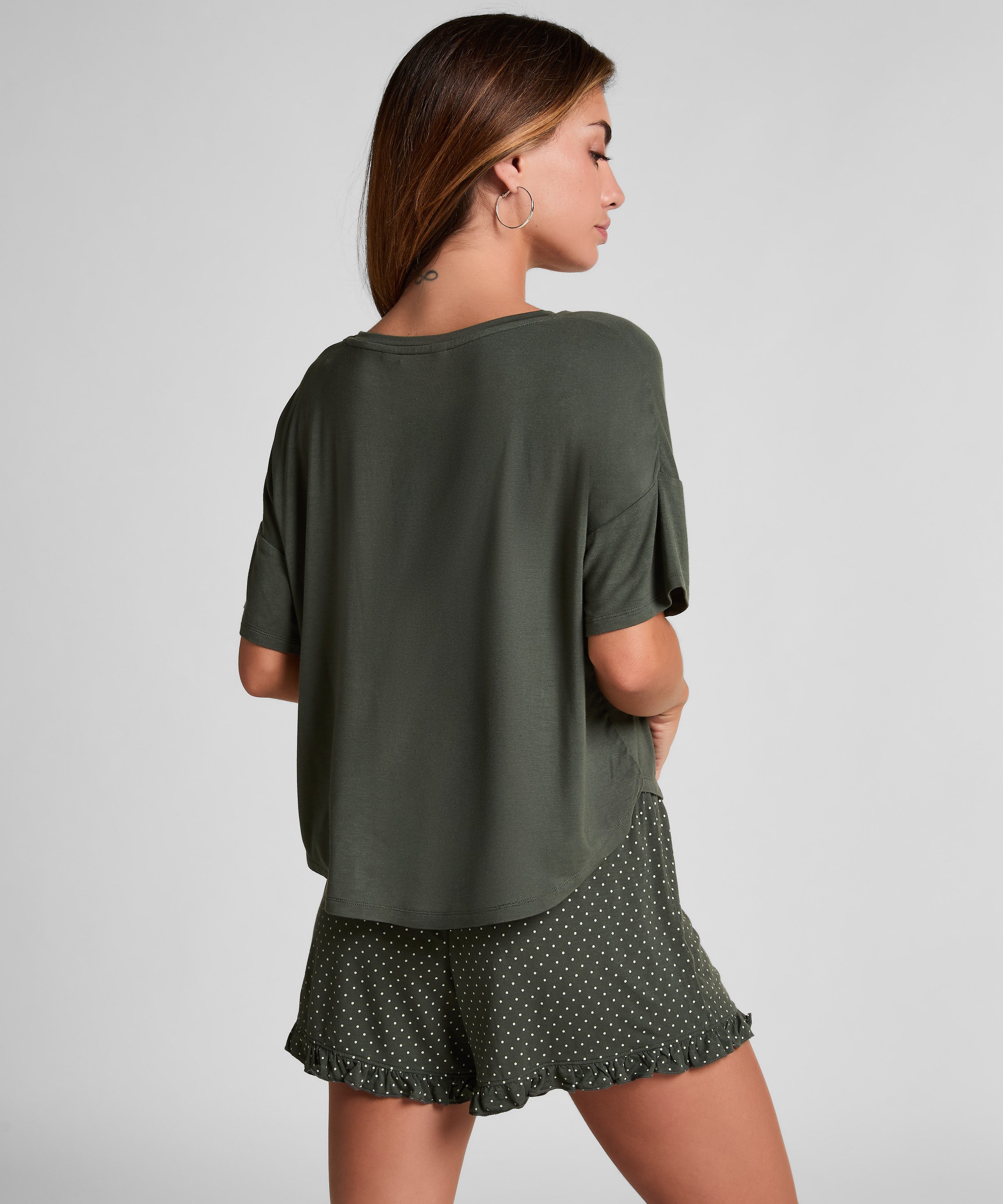 Jersey Pyjama Set, Green, main