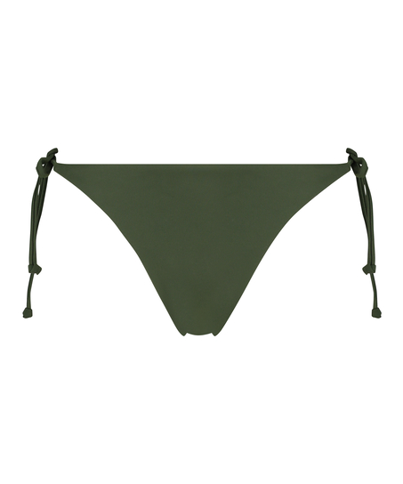Luxe string bikini shorts, Green