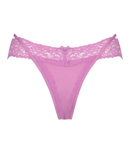 Elliena Extra Low V Thong, Pink