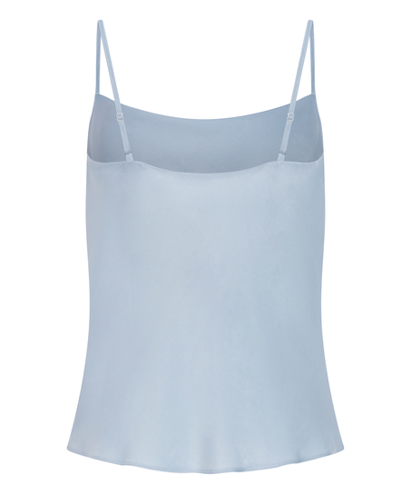 Cami Satin Minimal, Blue