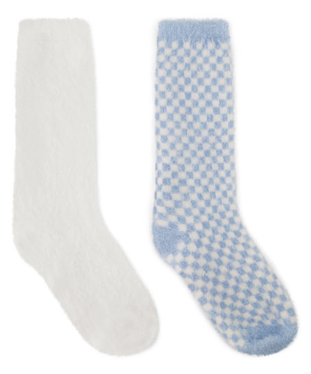 2 pairs of socks Cosy, Blue