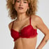 Cordelie Padded Underwired Bra, Red