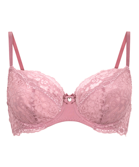 Marine Non-Padded Underwired Bra, Pink