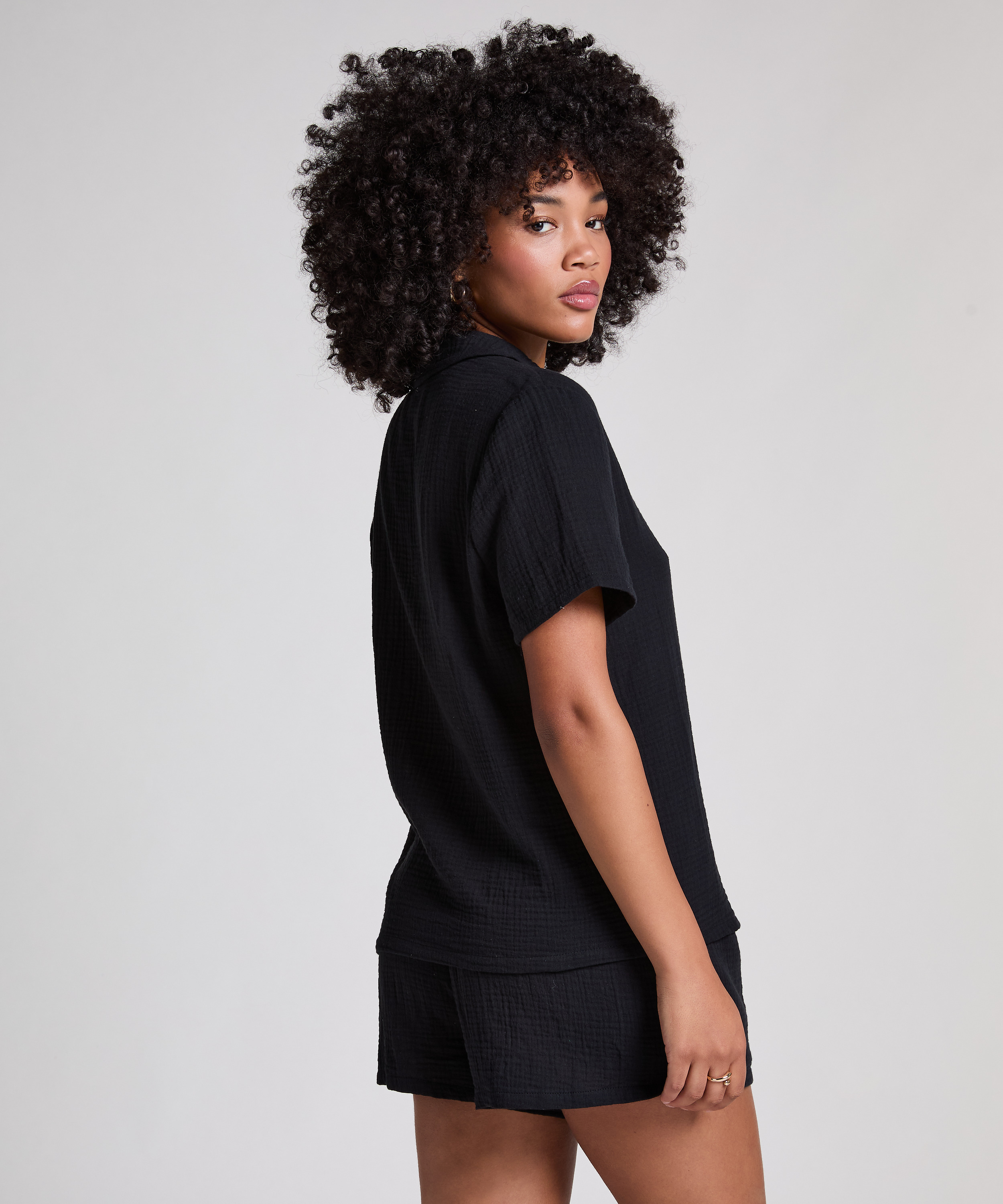 Muslin Short, Black, main