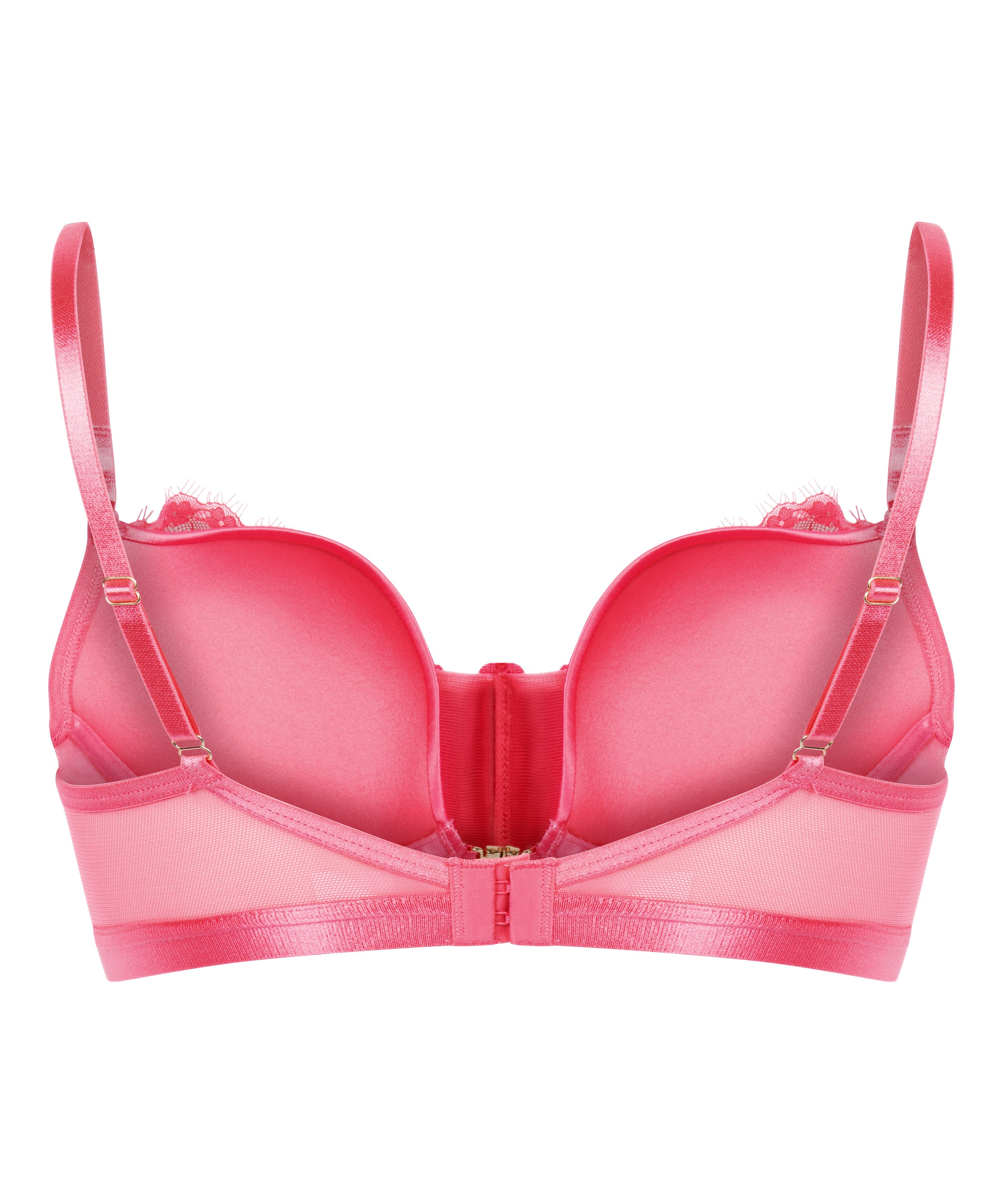 Sable Padded Underwired Push-up Bra, Pink, main