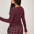 Boatneck Top, Purple