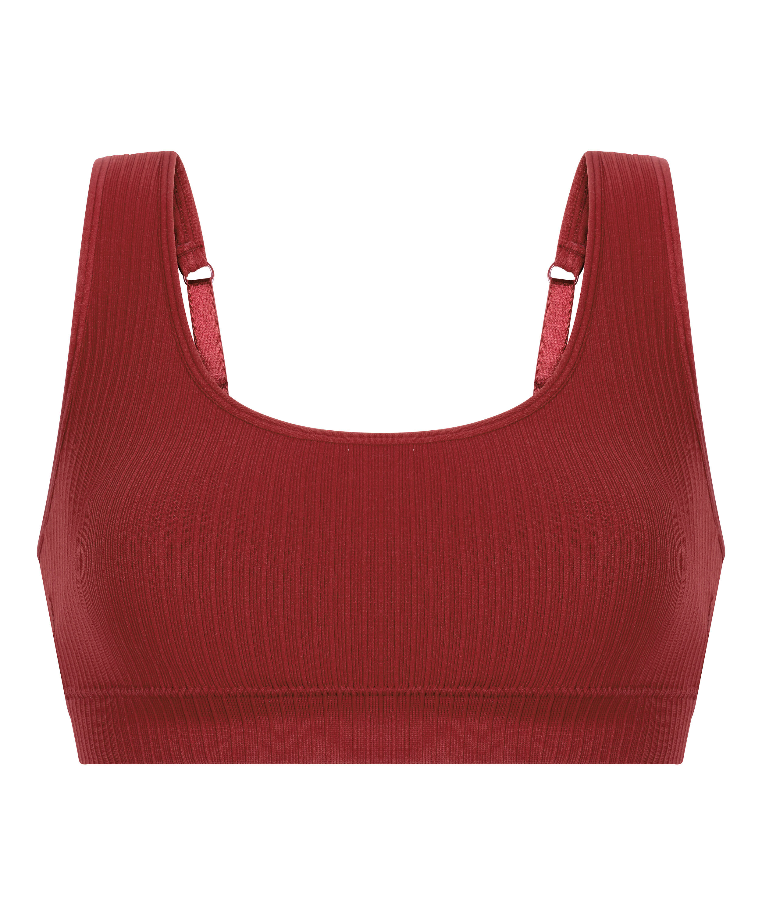 Dianne Scoop Bralette, Red