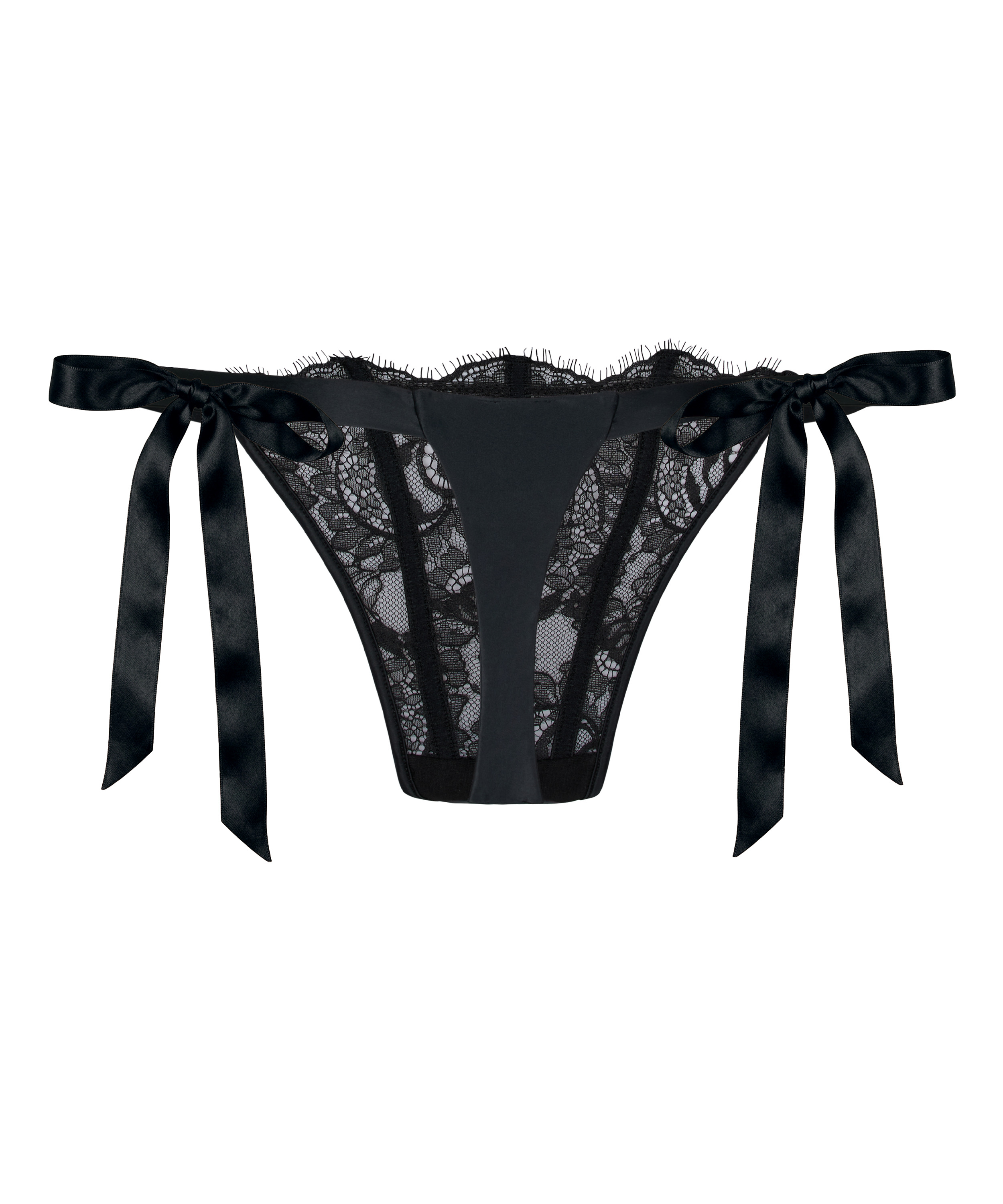 Highleg Thong Sylvia, Black, main