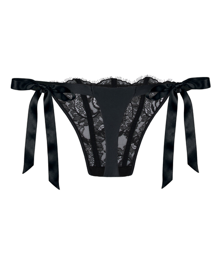 Highleg Thong Sylvia, Black