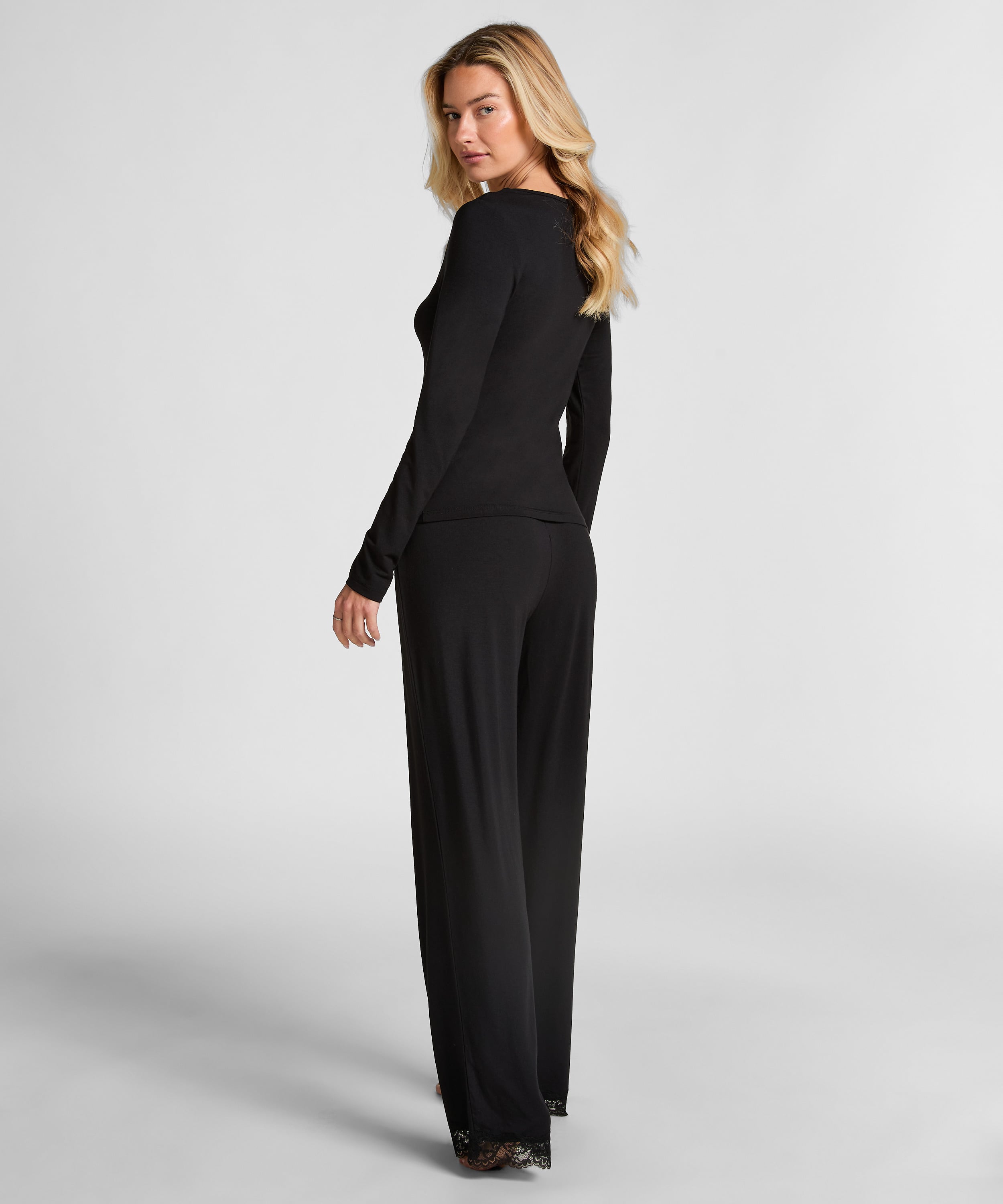 Pyjama Set, Black, main