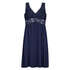 Modal Lace Slip Dress, Blue