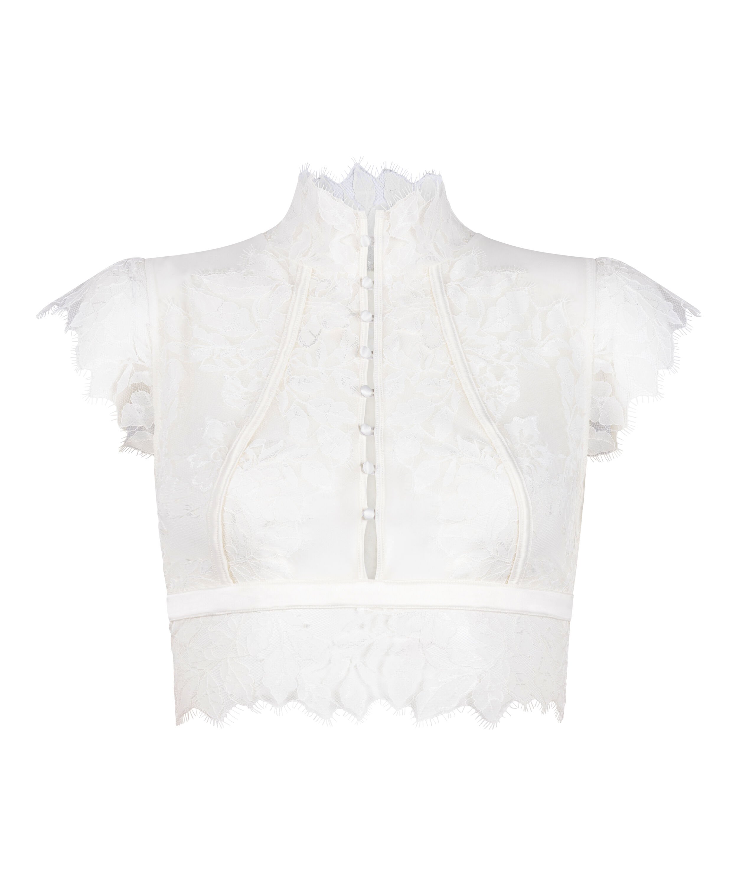 Amelia Bralette, White