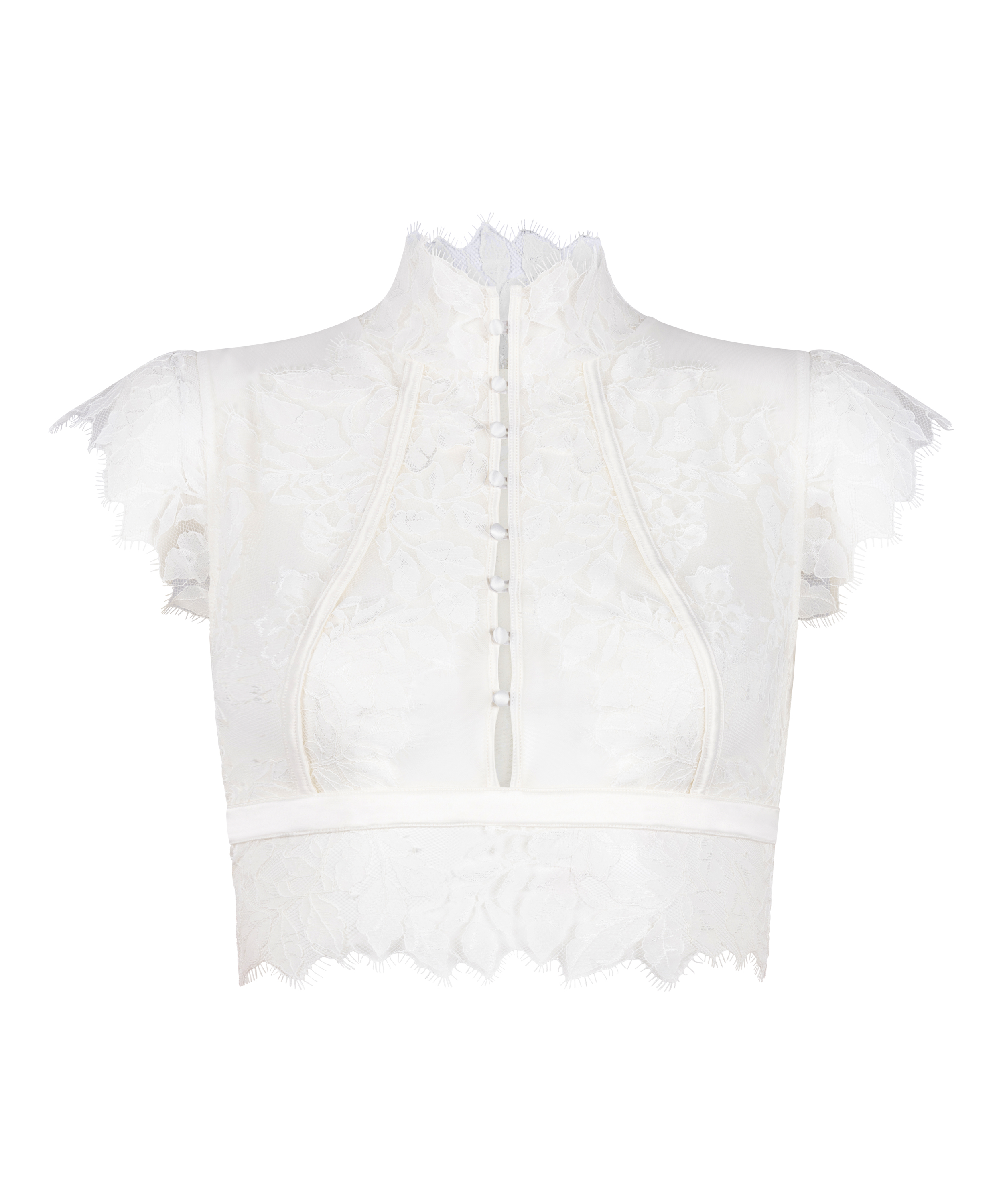 Amelia Bralette, White, main