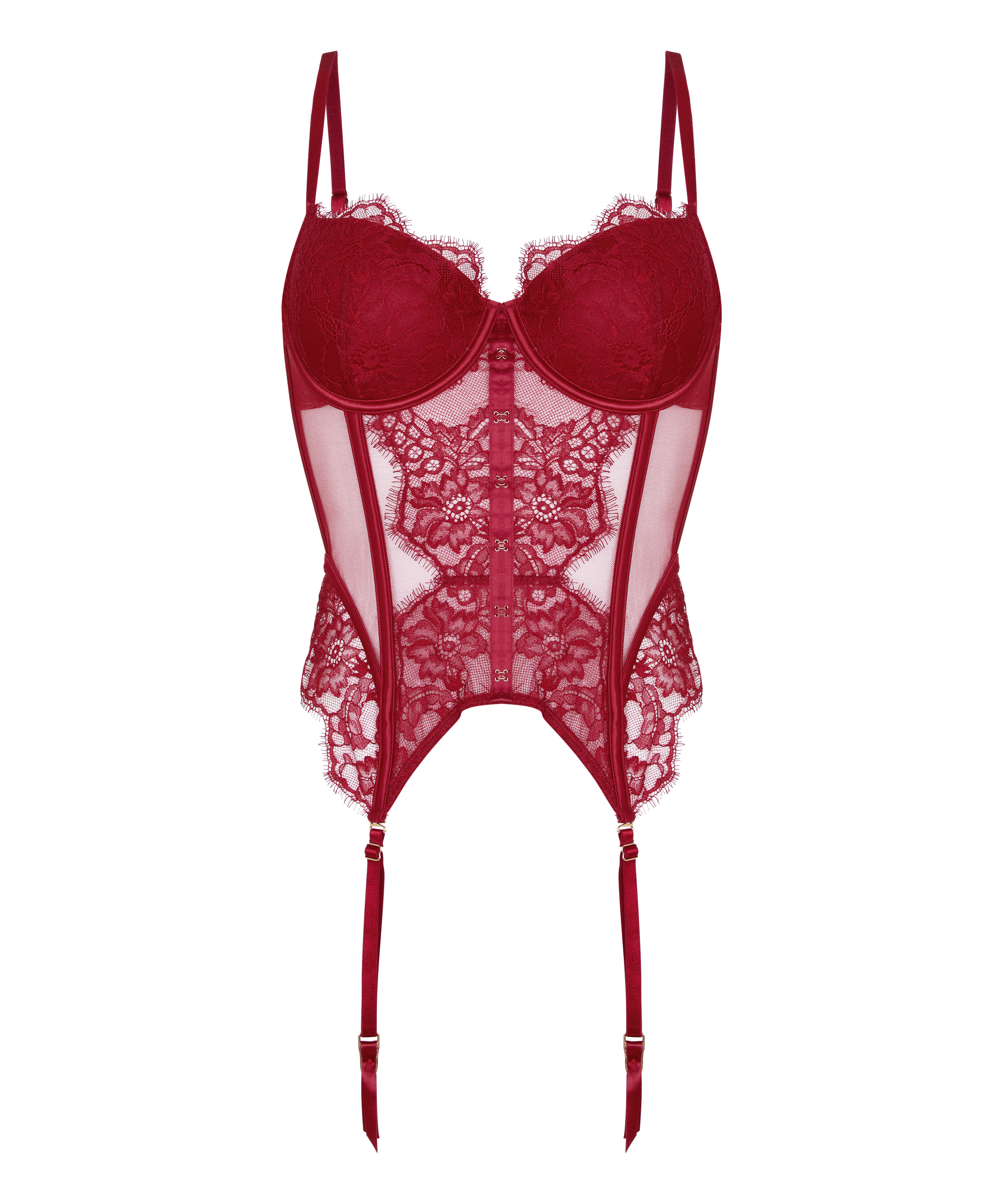Bustier Cecilia, Red, main