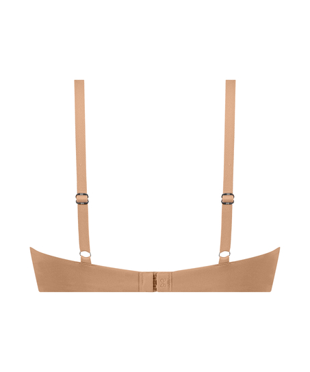 Smooth Padded Underwired Bra, Brown