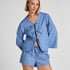 Striped Pyjama Jacket, Blue