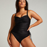 Ruched Tankini Luxe, Black