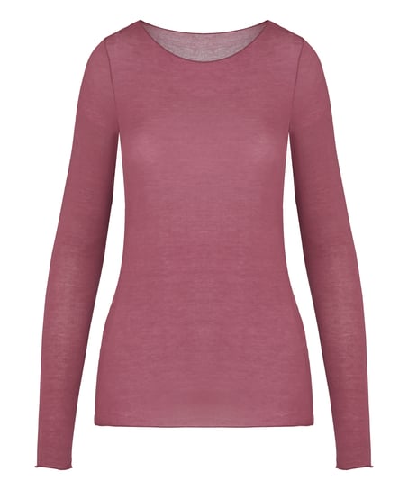 super soft Boatneck shirt with Cashmere, Pink