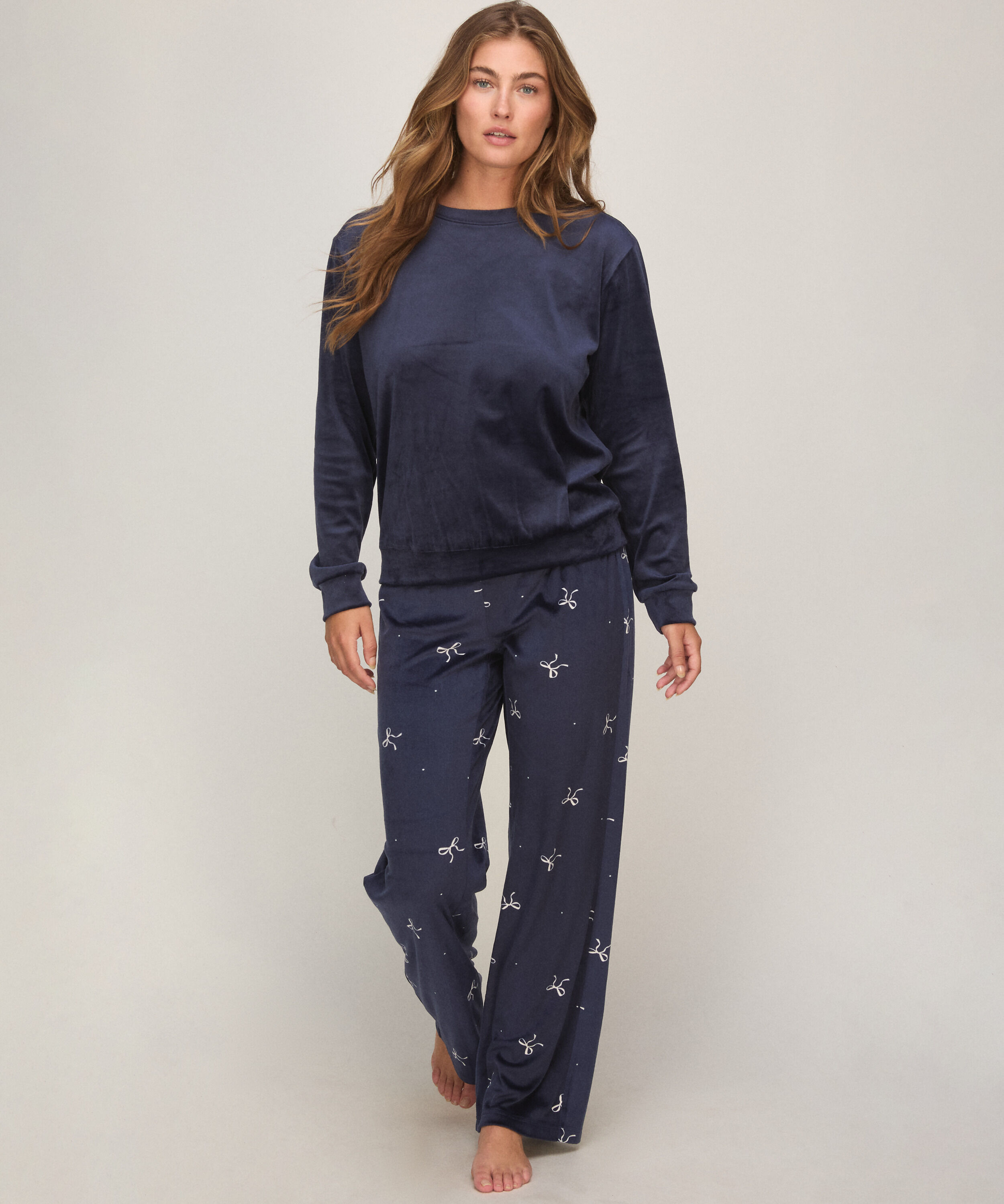 Pyjama Set Velours, Blue