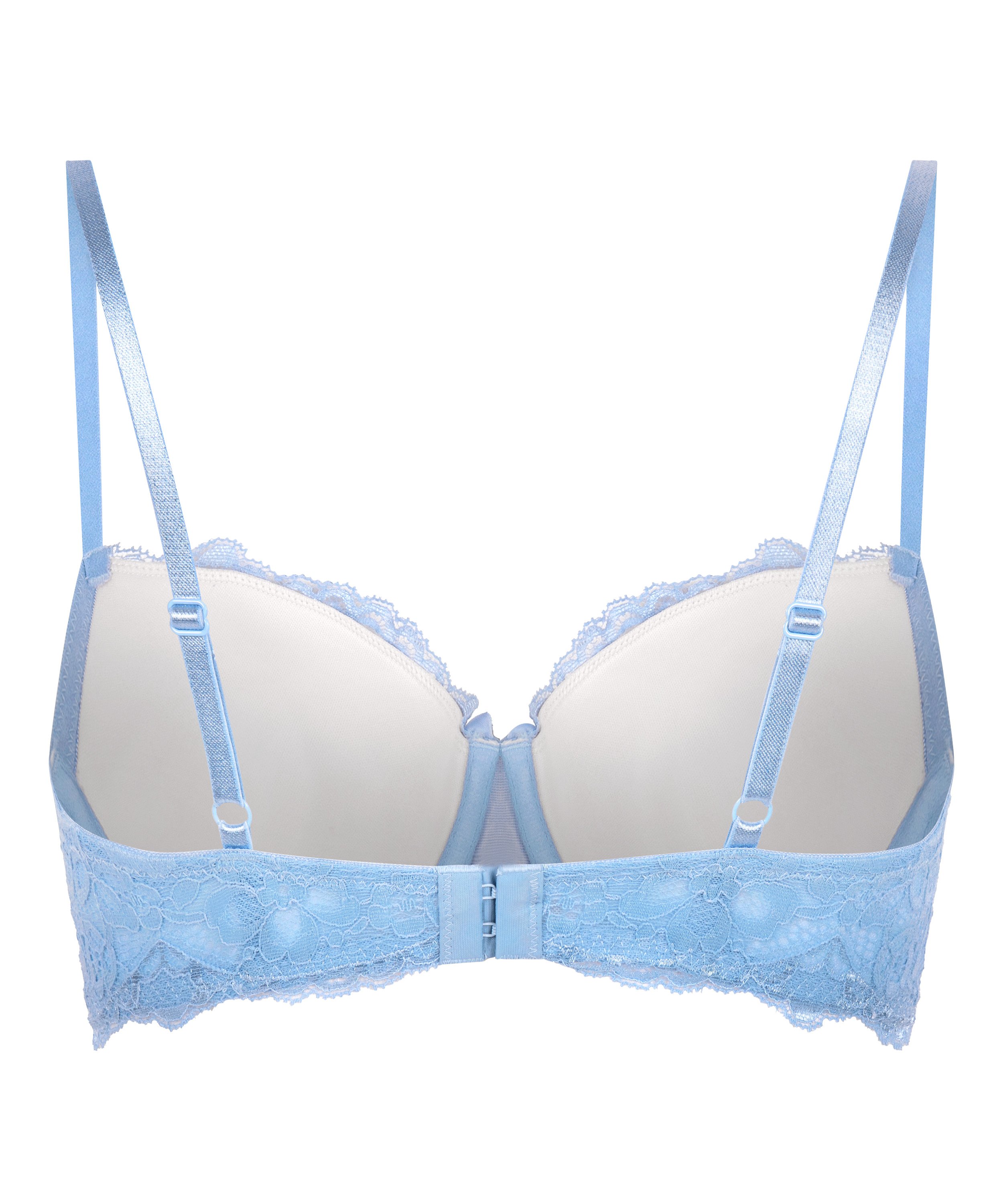 Marine Padded Underwired Bra, Blue, main