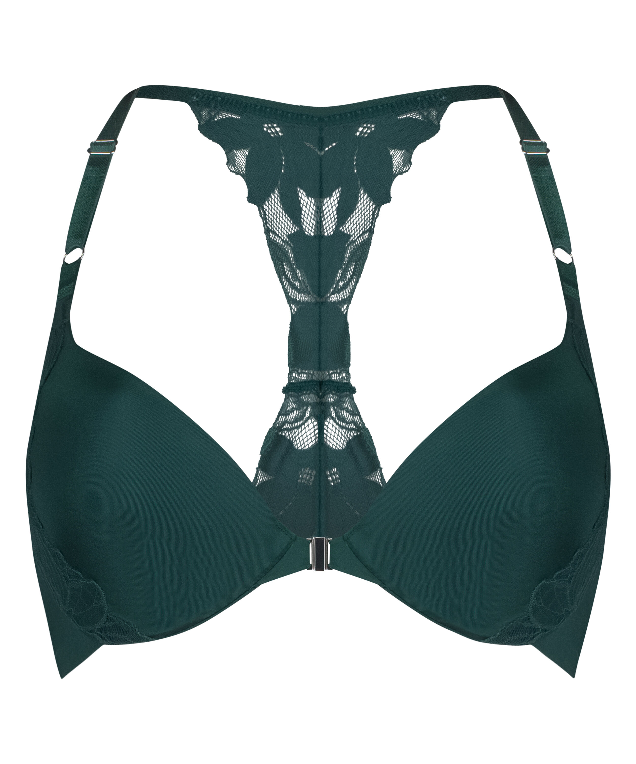 Lana Padded Underwired Push-Up Bra, Green