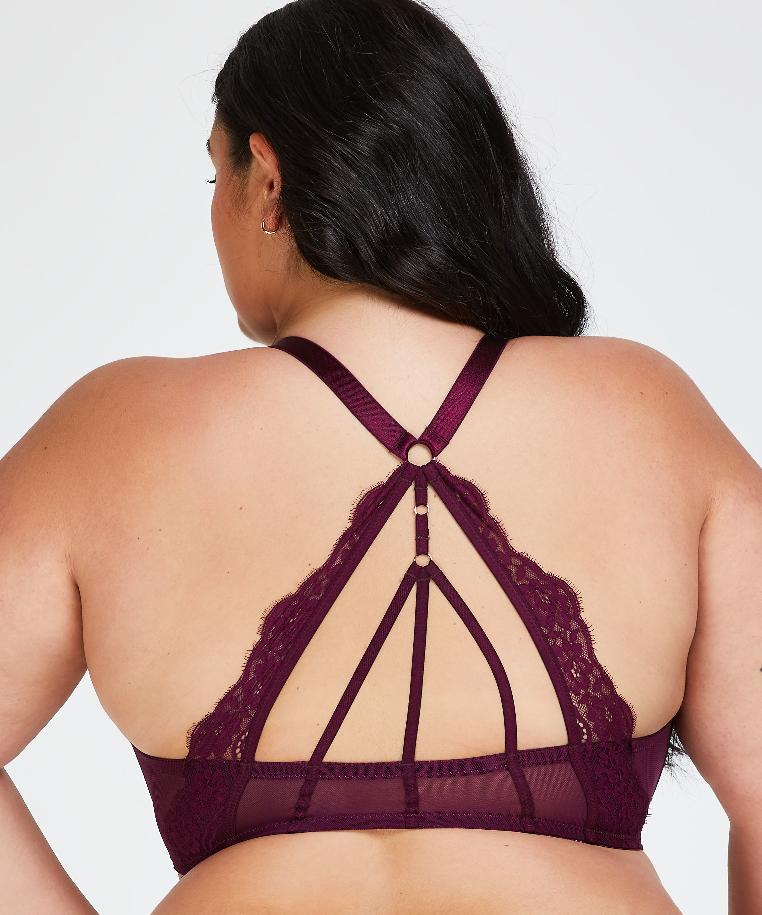 Melissa Padded Underwired Bra, Purple, main