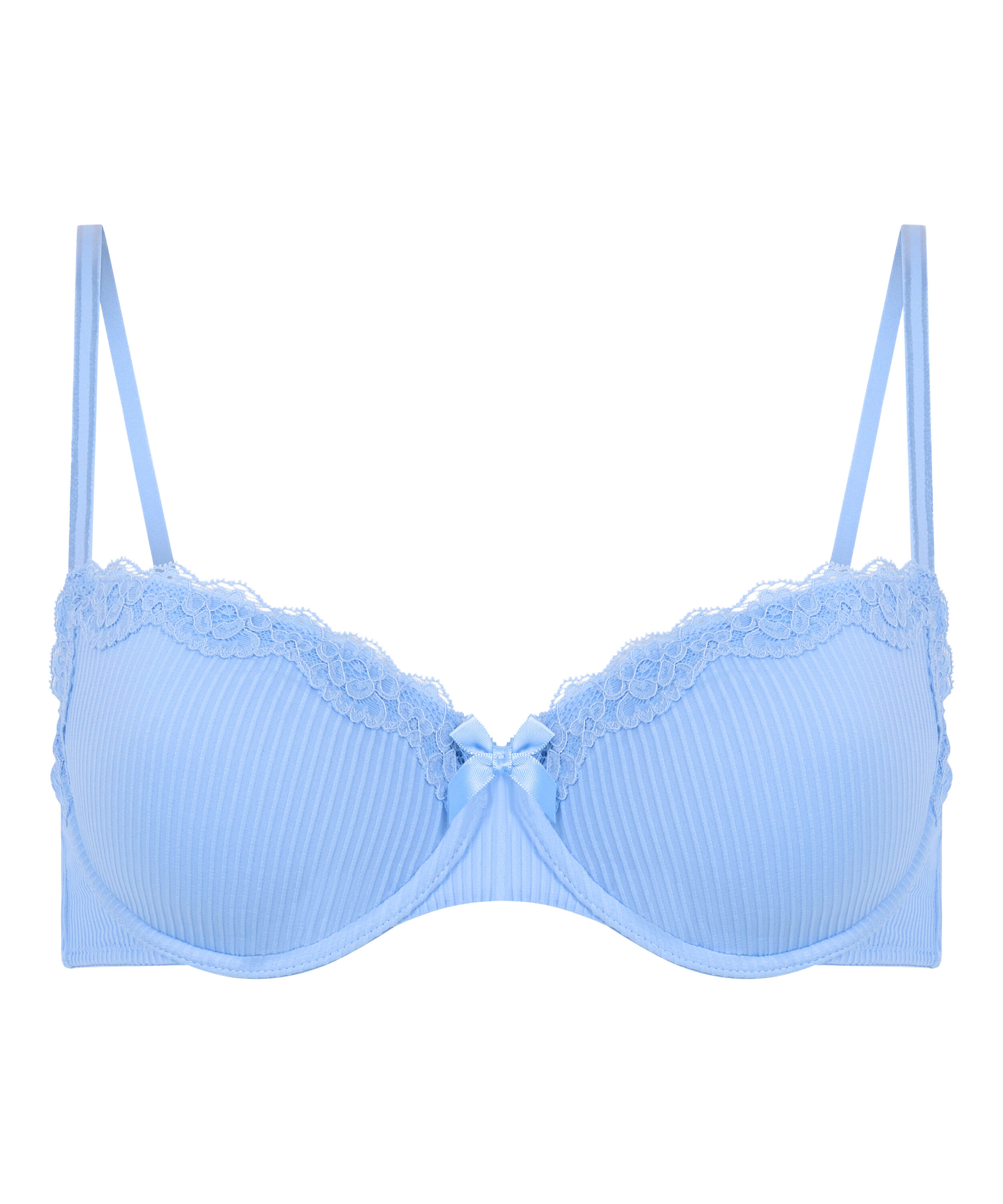 Lola Padded Underwired Bra, Blue