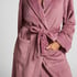 Soft Fleece Bathrobe, Purple