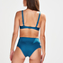 Sunset Dream High Bikini Bottoms, Blue