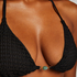Maui Triangle Bikini Top, Black