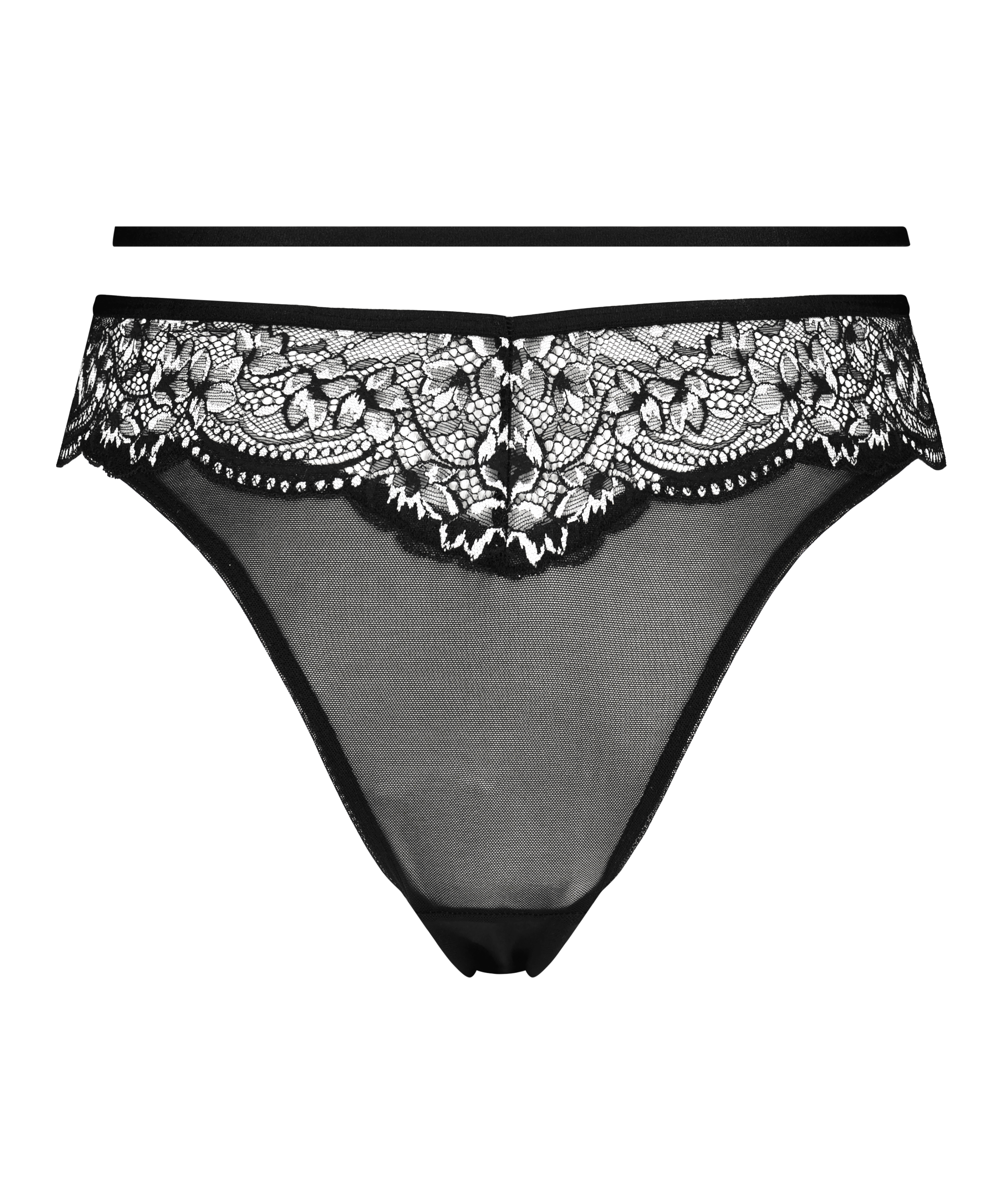 Kirsty High Leg Brazilian, Black, main