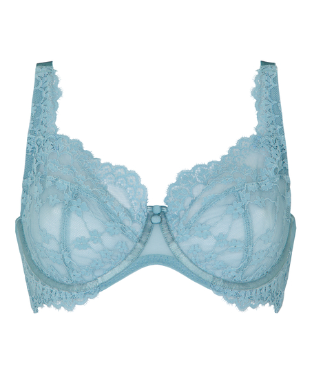 Daisy Non-Padded Underwired Bra, Blue
