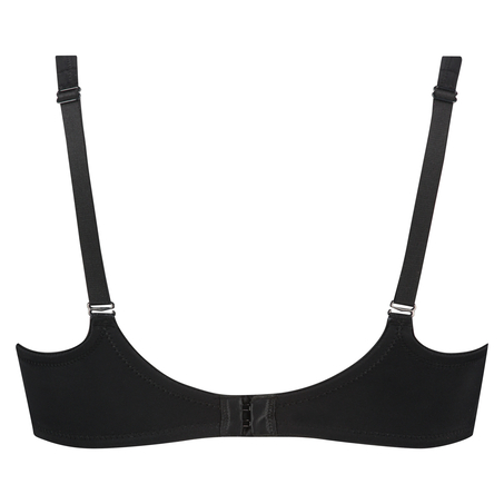 Leslie non-padded underwired bra, Black