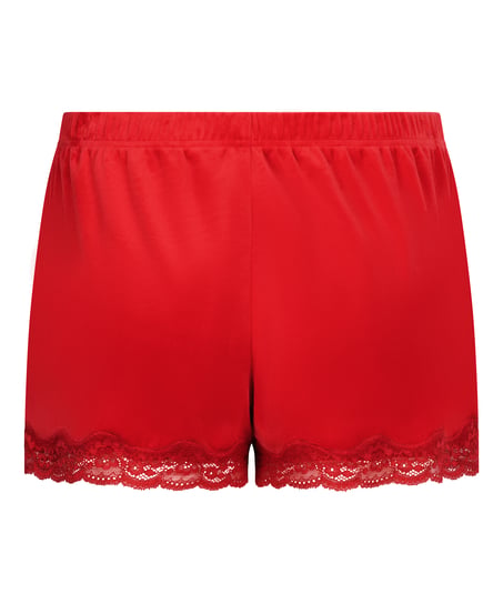 Pyjama Short Velours , Red