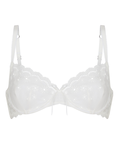 Non-Padded Underwired Bra Gaia, White