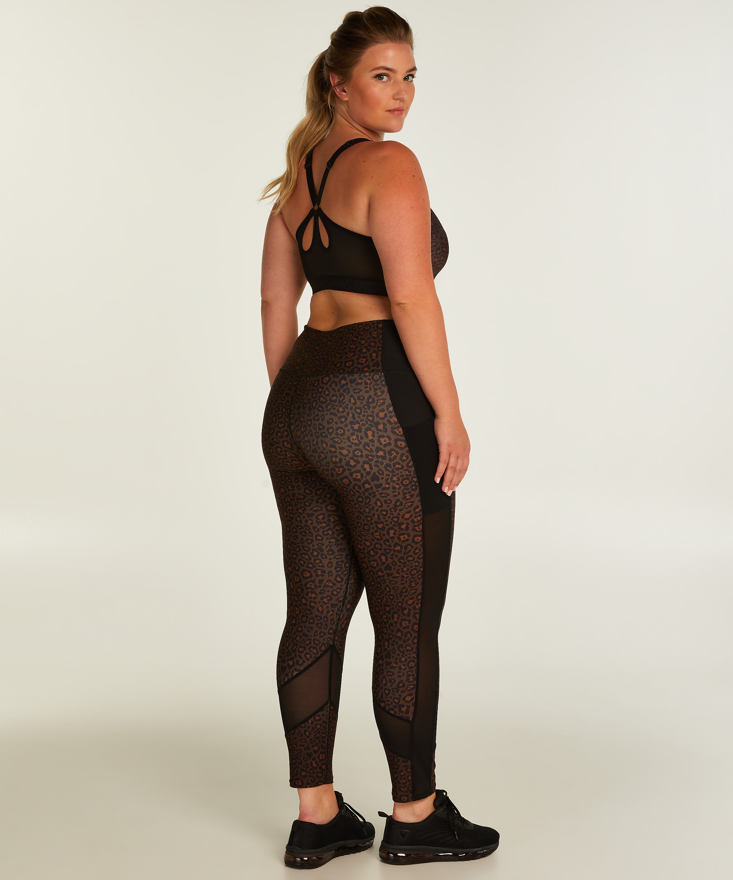 HKMX Oh My Squat High Waisted Leggings, Brown, main