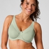 Nina Non-Padded Underwired Minimizer Bra, Green