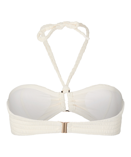 Bandeau Bikini Top St Kitts, White
