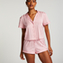 Satin Pyjama Set, Pink