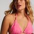 Hula Triangle Bikini Top, Pink