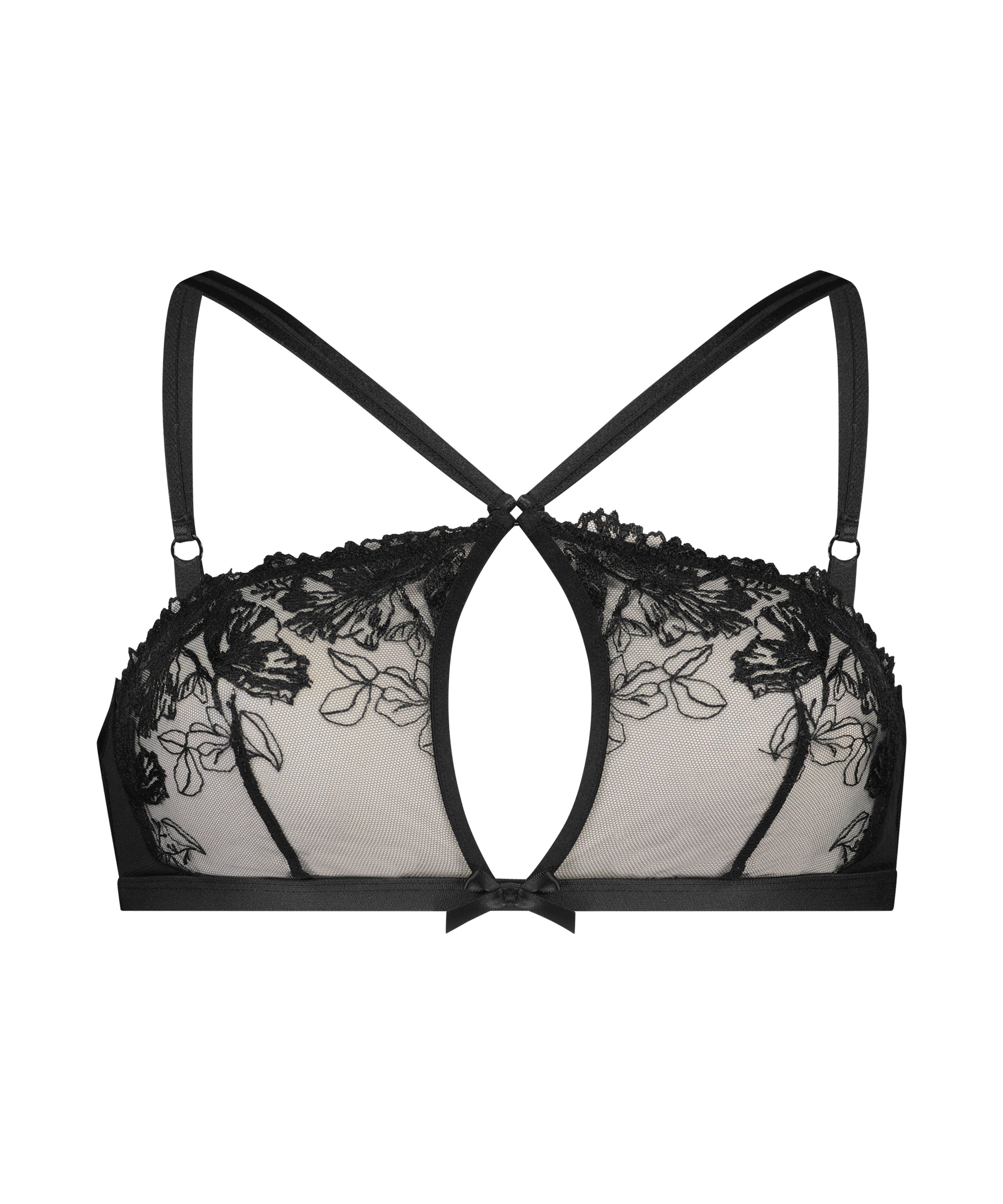 Michayla Bralette, Black, main
