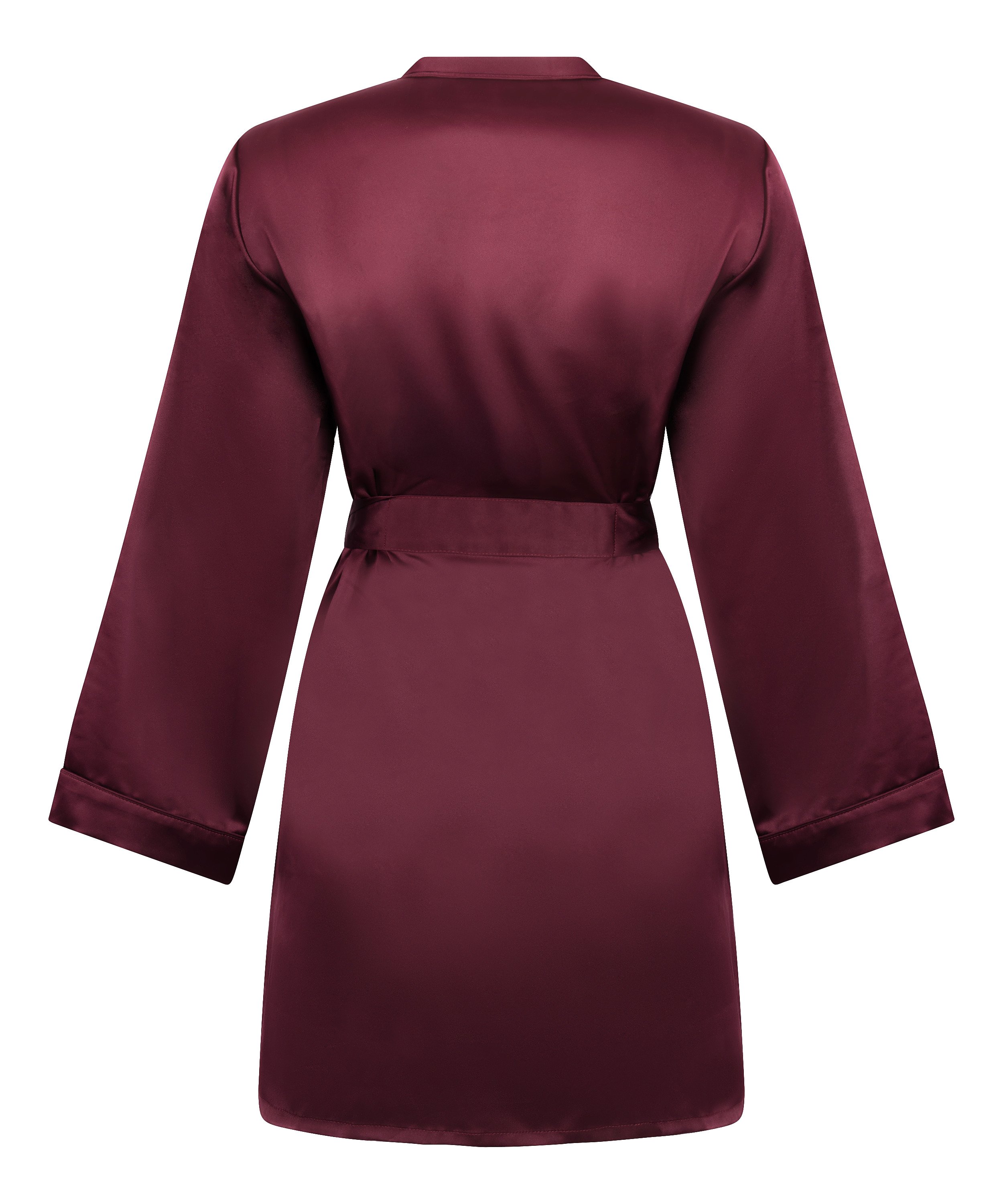 Satin Kimono, Red, main