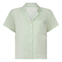 Satin Short-Sleeved Jacket, Green