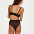 Amelia non-padded underwired bra, Black