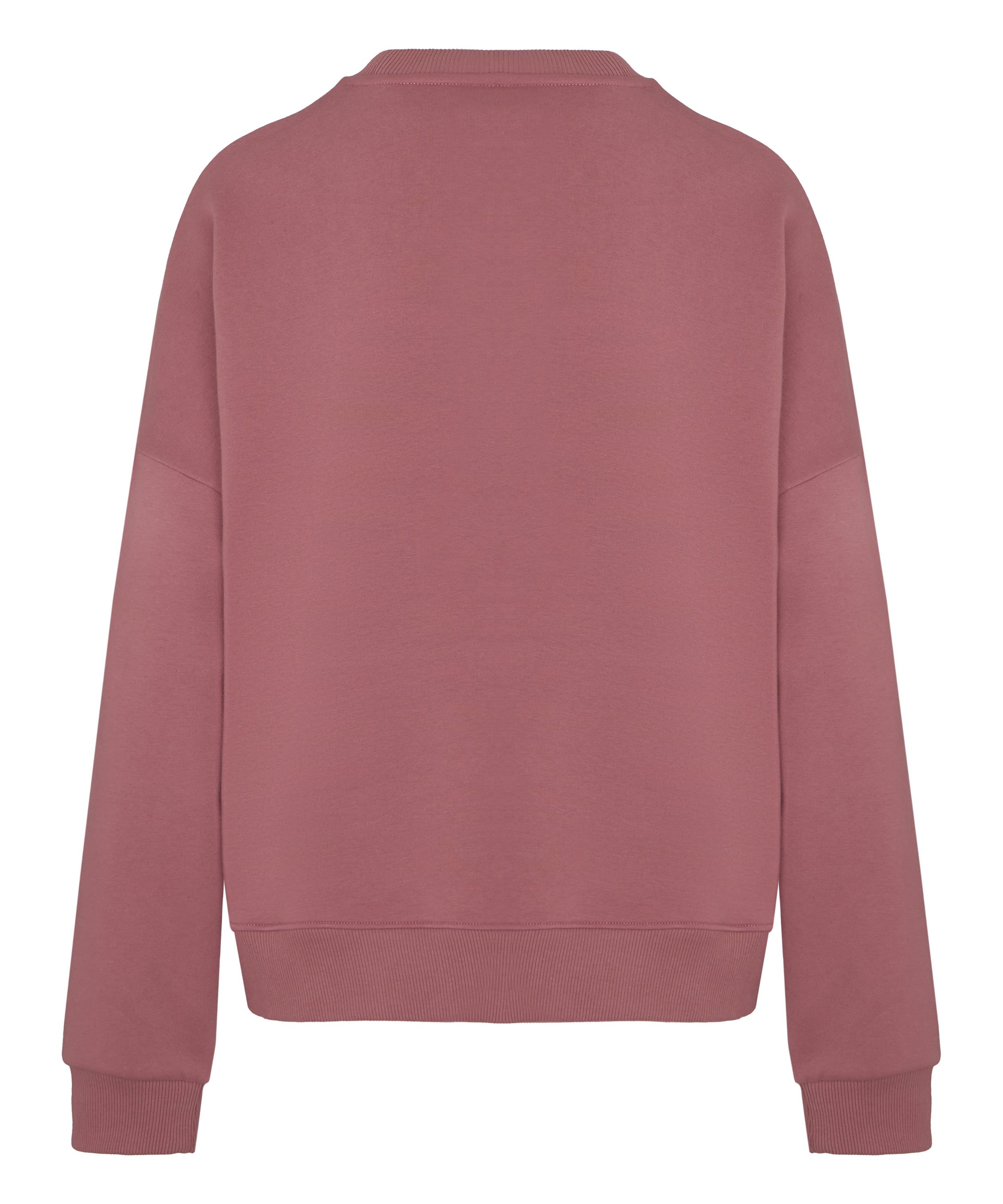 Top crew brushed sweat, Pink, main