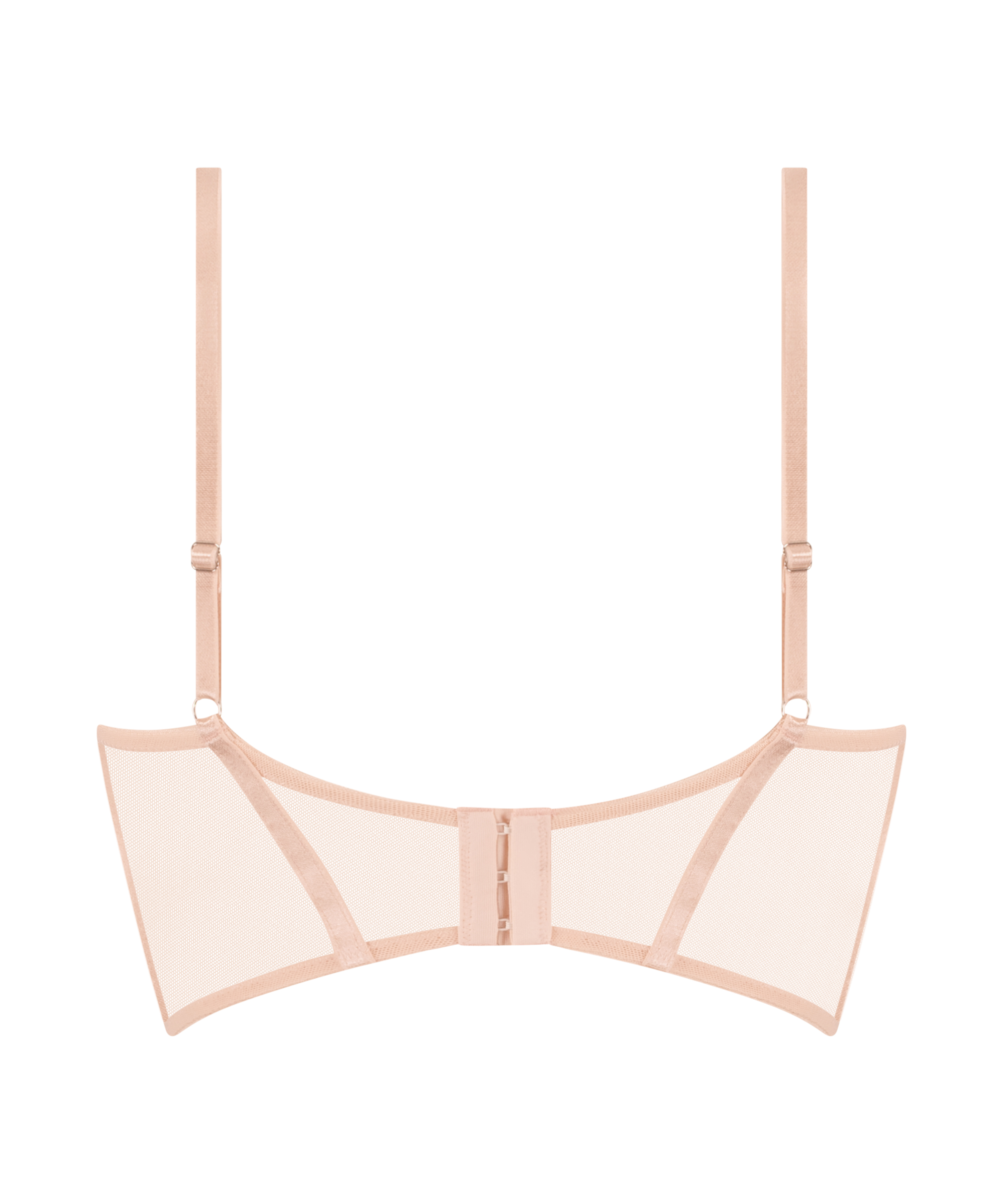 Jade Non-Padded Underwired Longline Bra, Pink, main