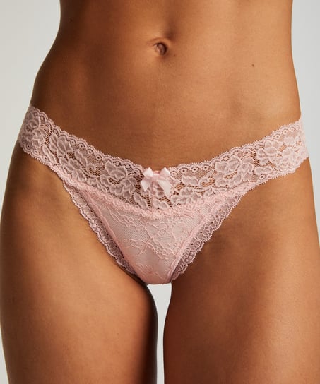 Madison Extra Low Thong, Pink