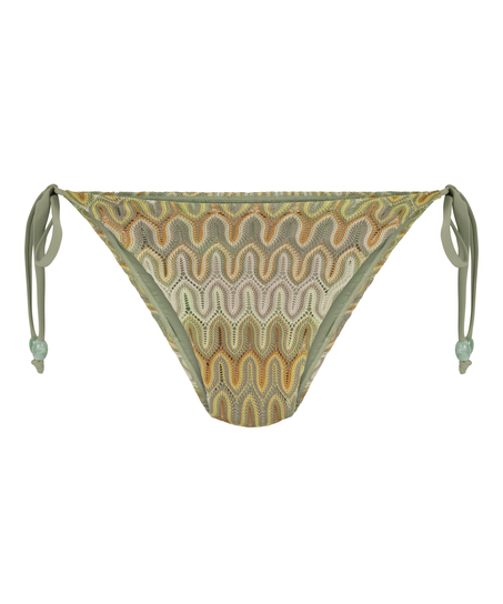 Cali Highleg Bikini Bottom, Green