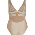 Luxe Shaping Swimsuit, Beige